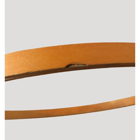 2 Embroidery Hoops Round Plastic 8 Inch Wood 10 Inch Screw Closure Needlework - Picture 6 of 7